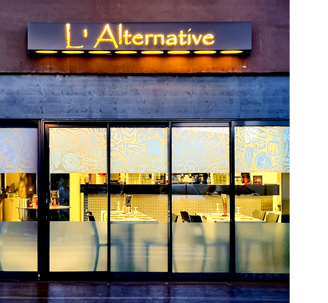 L'Alternative - Restaurant Les Roches de Condrieu - Restaurant Condrieu bord du Rhône